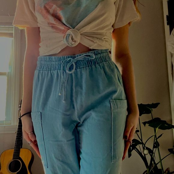 80's Style Jean Joggers - Picture 4 of 8